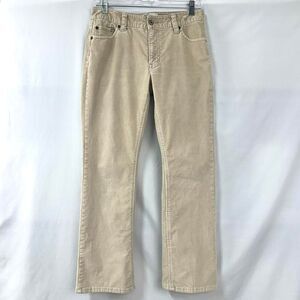 GAP Y2K Low Rise Bootcut Flare Tan Corduroy Pants Womens 30" Waist 2000s Indie